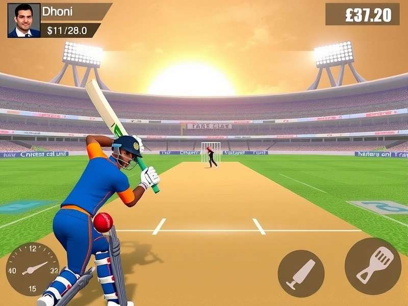 Dhoni S Desi Cricket Gameplay
